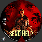 Send Help (2026)1500 x 1500UHD Disc Label by BajeeZa