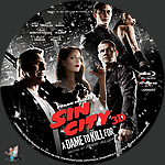 Sin City 2: A Dame To Kill For 3D (2014)1500 x 1500Blu-ray Disc Label by BajeeZa