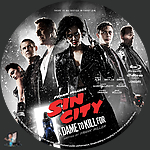 Sin City 2: A Dame To Kill For (2014)1500 x 1500Blu-ray Disc Label by BajeeZa
