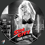 Sin City 2: A Dame To Kill For (2014)1500 x 1500DVD Disc Label by BajeeZa