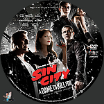 Sin City 2: A Dame To Kill For (2014)1500 x 1500DVD Disc Label by BajeeZa