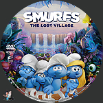 Smurfs: The Lost Village (2017)1500 x 1500DVD Disc Label by BajeeZa