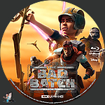 Star Wars: The Bad Batch - Season Three (2021) 1500 x 1500UHD Disc Label by BajeeZa