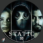 Static 3D (2012)1500 x 1500Blu-ray Disc Label by BajeeZa