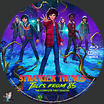 Stranger Things: Tales From '85 - Season 1 (2026)1500 x 1500Blu-ray Disc Label by BajeeZa