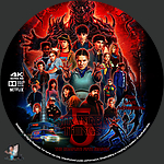 Stranger Things - Season 5 (2016)1500 x 1500UHD Disc Label by BajeeZa
