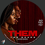  Them - Season Two (2021) 1500 x 1500Blu-ray Disc Label by BajeeZa