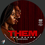  Them - Season Two (2021) 1500 x 1500DVD Disc Label by BajeeZa