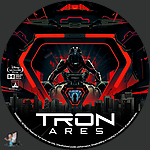 Tron: Ares (2025)1500 x 1500UHD Disc Label by BajeeZa