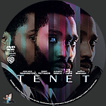 Tenet (2020)1500 x 1500DVD Disc Label by BajeeZa