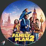 Family Plan 2, The (2025)1500 x 1500Blu-ray Disc Label by BajeeZa