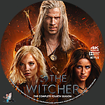 Witcher, The - Season 4 (2019)1500 x 1500UHD Disc Label by BajeeZa