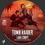 Tomb Raider: The Legend of Lara Croft - Season 2 (2024) 1500 x 1500UHD Disc Label by BajeeZa