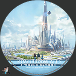 Tomorrowland: A World Beyond (2015)1500 x 1500DVD Disc Label by BajeeZa