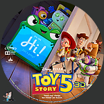 Toy Story 5 3D (2026)1500 x 1500Blu-ray Disc Label by BajeeZa