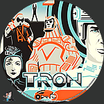 Tron (1982)1500 x 1500UHD Disc Label by BajeeZa