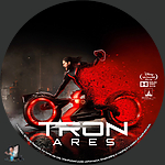 Tron: Ares (2025)1500 x 1500UHD Disc Label by BajeeZa