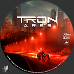Tron: Ares (2025)1500 x 1500Blu-ray Disc Label by BajeeZa