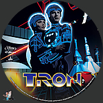 Tron (1982)1500 x 1500Blu-ray Disc Label by BajeeZa