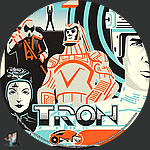 Tron (1982)1500 x 1500Blu-ray Disc Label by BajeeZa