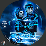 Tron (1982)1500 x 1500Blu-ray Disc Label by BajeeZa