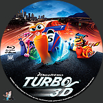 Turbo 3D (2013)1500 x 1500Blu-ray Disc Label by BajeeZa