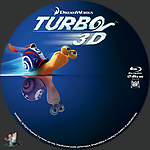 Turbo 3D (2013)1500 x 1500Blu-ray Disc Label by BajeeZa