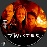 Twister (1996)1500 x 1500DVD Disc Label by BajeeZa