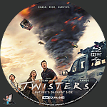Twisters (2024) 1500 x 1500UHD Disc Label by BajeeZa