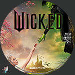 Wicked (2024) 1500 x 1500UHD Disc Label by BajeeZa