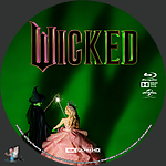 Wicked (2024) 1500 x 1500UHD Disc Label by BajeeZa