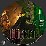 Wicked (2024) 1500 x 1500DVD Disc Label by BajeeZa