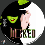 Wicked (2024) 1500 x 1500DVD Disc Label by BajeeZa