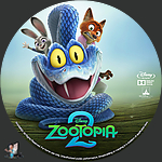 Zootopia 2 (2025)1500 x 1500Blu-ray Disc Label by BajeeZa