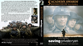 Saving Private Ryan (VHS style) (1998)3118 x 174810mm Blu-ray Cover by clerk13