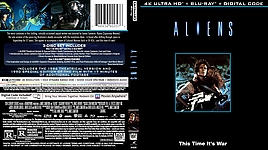 Aliens (1986) 4K + BD3173 x 177112mm UHD Cover by Mjvmovieman