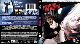 The Fugitive (1993) 4K + BD3173 x 176212mm UHD Cover by Mjvmovieman