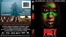 Prey (2022) 4K + BD3118 x 174812mm Blu-ray Cover by Mjvmovieman