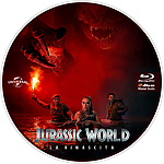 Jurassic World La Rinascita (2025)1000 x 1000Blu-ray Disc Label by poetalove