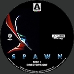 Spawn Director's Cut 4K1500 x 1500UHD Disc Label by moviewatcher666